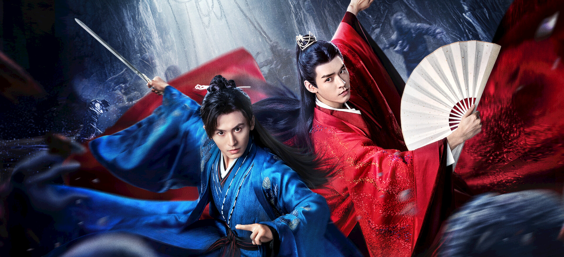 山河令　張哲瀚  龔俊　ドラマ名場面カード30枚　プラケース付き 觀賞《山河令》 | Netflix
